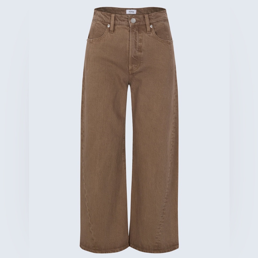 Pistola Kyra High Rise Bowed Leg Jeans— TANNIN color (sold out!)